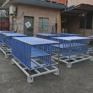 Adjustable Angle Lean Pipe Rack for CNC Machined Parts Handling thumbnail-5