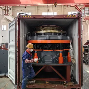 200tph Capacity Mining Quarry Limestone Granite Gravel Cone Crushing Machine, Building and Road Construction Project in Ghana, Africa thumbnail-2