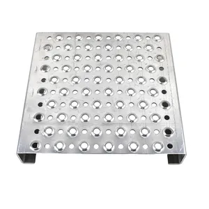 Find Similar Icon Safety Grating Walkway Anti-Skid Perforated Metal Plate With Crocodile Mouth Hole Cut Welded Bended thumbnail-1