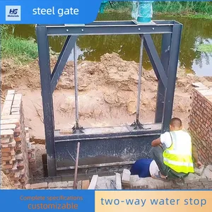 Salt Corrosion Resistant 316 Stainless Steel Sluice Gate Coastal Tidal Water Backflow Prevention thumbnail-2