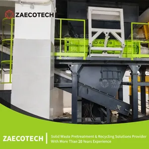 Heavy Duty Twin Shaft Shredder Machine for Bulky Furniture Plastic Containers and Wood Pallets Recycling thumbnail-2