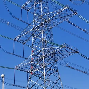 Hot Dip Galvanized Steel Lattice Transmission Tower for High Voltage Power Line thumbnail-4