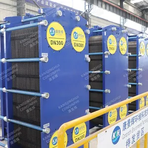 High Energy Efficiency Plate Heat Exchanger, DN50 Flange Connection, 304SS, 1.6MPa Industrial Grade thumbnail-1