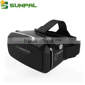 2016 Virtual Reality Glasses Head Headset VR Box 3D Glasses for 3.5 to 6.0 Inch Smartphone VR Shinecon thumbnail-1