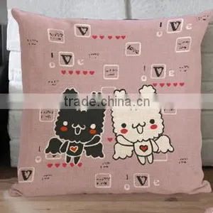 A Wedding Gift Wedding Cotton and Linen Pillow Pillows on the Sofa Cushion for Leaning on Wholesale thumbnail-2