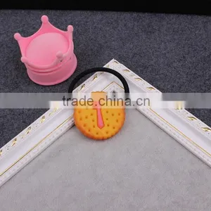 Simulation Omelette Biscuit Elastic Hair Band thumbnail-6