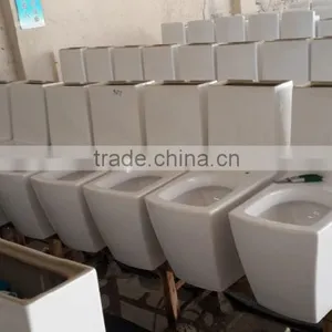 NEW Square Types of Bathroom Design China wc Toilet Bowl thumbnail-4