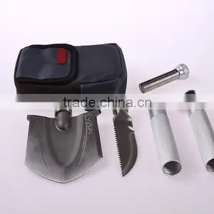 Compact Multifunction Picnic Tool Combined Shovel Hatchet Hoe Sickle Bayonet Together thumbnail-6