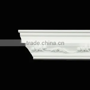 Manufacturers New Design Ceiling Decoration Interior PU Cornice, pu Moulding thumbnail-2