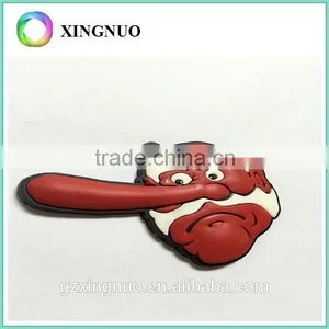 Fanny Cute Cartoon Long Red Nose Shape Silicone Key Chain thumbnail-2