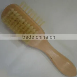 Long Handle Double Side Wooden Shoe Brush thumbnail-1