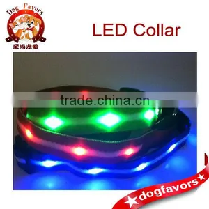 Rechargeable LED Lighted Dog Collar by Serendipity thumbnail-1