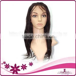 8A Full Top Human Hair Lace Wig thumbnail-1