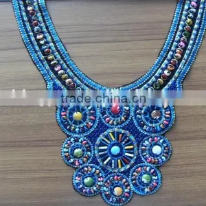 Colorful Emboridery Base Beaded Neckline -- H1412025 thumbnail-2
