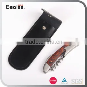 High Class Promotional Wine Bottle Opener Corkscrew With Wooden Handle thumbnail-4
