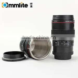 Black Micro Camera Stainless Steel Mug Lens Cup for Canon 10MM thumbnail-5