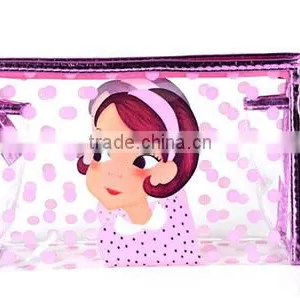 Fashion Transparent PVC for Cartoon Cosmetic Bag Simple Small Makeup Bag thumbnail-5