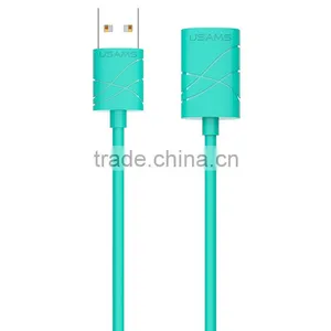 USAMS USB 2.0 Extension Cable for Universal USB Port Device 2M 2.1A Quick Charging Sync Data Extension Cable MT-5746 thumbnail-3