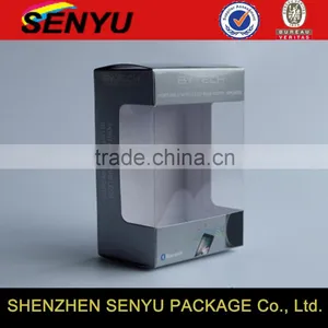 Paper Boxes With Transparent Window PVC Clear Box thumbnail-1