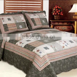 Twin/Queen/king Size Quilt Different Cloth Patchwork Quilt Mircofiber Quilt thumbnail-1