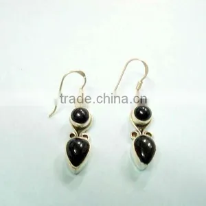 925 Sterling Silver Gemstone Earrings thumbnail-1