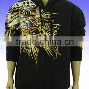 Long Sleeve Custom Hoodies for Men Zip up Hoodies thumbnail-1