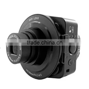 AMKOV OX5 Wifi Lens 5X Optical Zoom 20MP 1080P H.264 120 Degrees Wide Angle Lens For Smartphone SLR Camera thumbnail-1