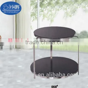 French Style Tempering Glass Round Ending Table(056) thumbnail-1