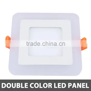 Two Colors Square Changeble LED Panel Lights thumbnail-3