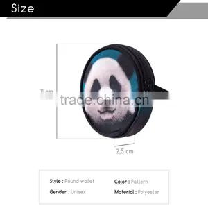 New Design Wholesale 3D Printing Emoji Custom Animal Coin Purse thumbnail-3