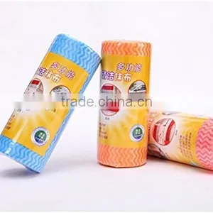 Roll of 50pcs Multipurpose Non-woven Fabric Nonstick Wiping Rags House Cleaning Cloth Kitchen Dish Dishcloth thumbnail-1
