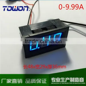 LED DC0-9.99A Digital Panel Ammeter AMP Ampere Meter With Internal Shunt thumbnail-3