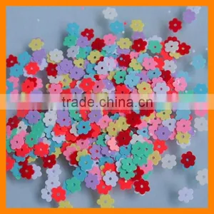 Small Flower Confetti In Solid Color thumbnail-1
