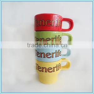 Tourist Souvenir Ceramic Ice Cream Cup With Handle thumbnail-1