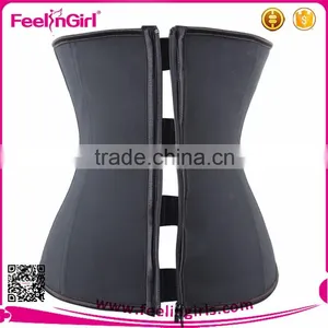 Clip and Zip Body Waist Trimmer Latexy Waist Cincher thumbnail-3