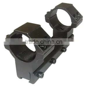 Metal 25.4mm Double Scope Ring Tactical RifleScope Integral Mount thumbnail-1