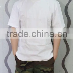 100% Cotton Men's White T-shirt thumbnail-1