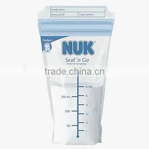 Pre-Sterilizing Food Grade Stand up Breast Milk Bag Supplier thumbnail-1