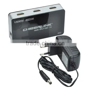 CHEERLINK Full 1080P HD/3D HDMI Amplifier Splitter Support Remote Control thumbnail-1