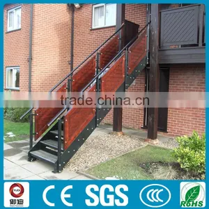 Outdoor Iron Stairs Wooden Stair Treads Antique Staircase thumbnail-4