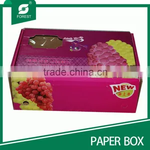 FRESH FRUIT PACKING BOX WITH TRANSPARENT WINDOW thumbnail-1