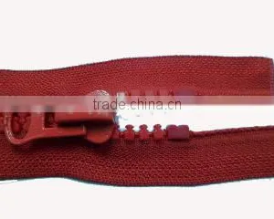 8# Plastic Resin Zipper Open End Ziipper With Reversible Slider Zipper Jacket Zipper Coate Zipper thumbnail-2
