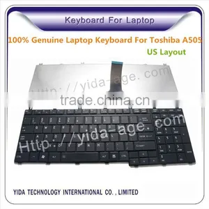 Laptop Keyboard For Toshiba A505 With US Layout Black thumbnail-1