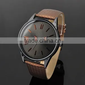 Gift Women'S 2016 Brown Leather Top 10 Wrist Watch Brands thumbnail-2