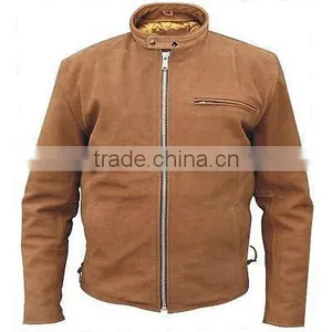 Mens Nubuck Leather Jacket thumbnail-1