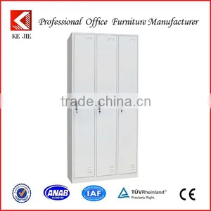 Gym Locker Office Furniture/3 Door Metallic Locker Laptop Storage Boxes Metal Locker for Storage Lockable Metal Storage thumbnail-3
