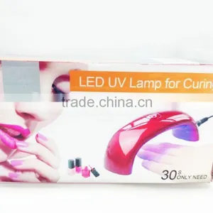 Amazon New Portable (395mm~405mm)9W Rainbow LED Lamp 6atts LED Nail Light Mini Nail LED Dryer thumbnail-6