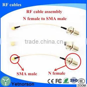 Hot Sale Rg178 SMA Male to n Female Cable Antenna RF Jumper Coaxial Adapter Assembly Cable thumbnail-2