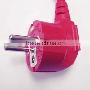 GOST-R Standard 2 Pin 16A/250V Red Russian Standard Power Plug thumbnail-1