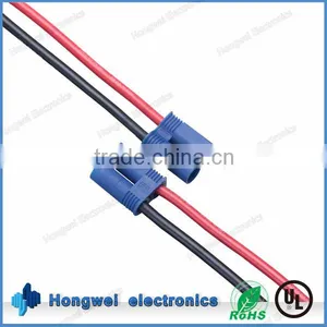 Industrial Battery Wiring Harness UL3135 Silicone Wire Gold Plated EC5 Female Connector Cable Assembly thumbnail-1